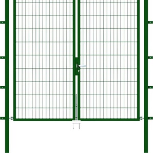 Alberts Stabgitter Doppeltor Flexo 200 x 200 cm 6/5/6 grün zE GLO692453407