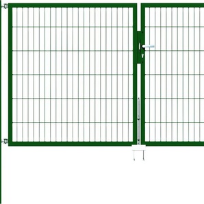 Alberts Stabgitter Doppeltor Flexo 250 x 120 cm 6/5/6 grün zE GLO692453396
