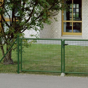 Alberts Wellengitter-Doppeltor 150 x 298,8 cm grün GLO692450601