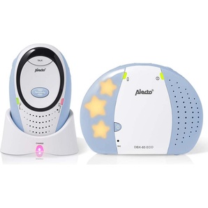 Alecto DBX-85 ECO - DECT Babyphone mit Full ECO-Modus, weiß/blau A003465