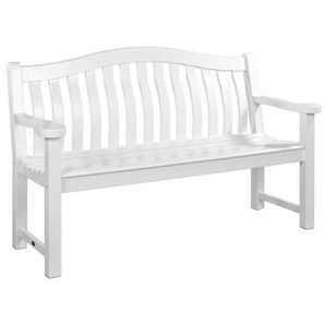 Alexander Rose Bank New England 3sitzer weiss aus Akazienholz