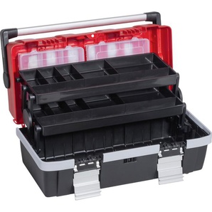 Allit Profi-Werkzeugkoffer McPlus AluC18 rot schwarz PP ohne Inhalt GLO760450479