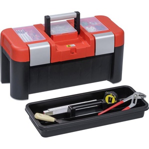 Allit Profi-Werkzeugkoffer PP McPlus Alu 21 rot schwarz ohne Inhalt GLO760450737