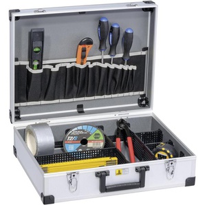 Allit Werkzeugkoffer AluPlus Tool L 44-1 silber 18 L ohne Inhalt GLO760451164