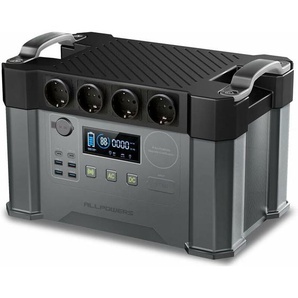 Allpowers - Tragbarer Powerstation 2000W (4000W Surge) Wechselstromsteckdosen 1500Wh Akku mppt Solar Generator Mobiler Stromspeicher für Wohnmobil