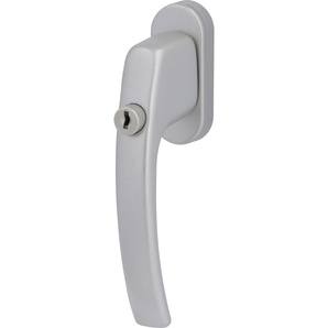 Alpertec Fenstergriff abschließbar Aluminium F9 Edelstahl-Optik 3 Stück GLO63149833