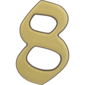 Alpertec Hausnummer 8 Bronze GLO763149167