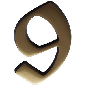 Alpertec Hausnummer 9 Bronze GLO763149505