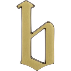 Alpertec Hausnummer Buchstabe B Bronze GLO763149170