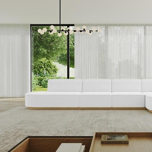 ALTDECOR Ecksofa in L-Form MARI-L3-v2 - 402x165x81 cm Weiß - Corner Sofa Bett Eckcouch Couch Wohnlandschaft Cauchsofa MRIL3-P-v2-008