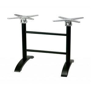 Alu Tischfuß 2 F Black