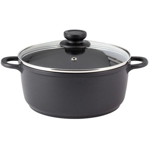 Alugusstopf 20 cm   ¦ schwarz ¦ Aluminium-Guss ¦ Maße (cm): H: 9  Ø: 20