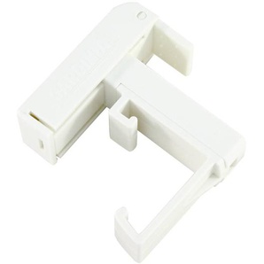 Aluminium-Jalousie Klemmträger Kunststoff Weiß