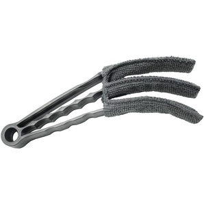 Aluminium-Jalousie Reinigungsbürste Grau