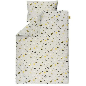 Alvi Bettwäsche Emma BVB 2025 - grau - Materialmix - 100 cm | Möbel Kraft