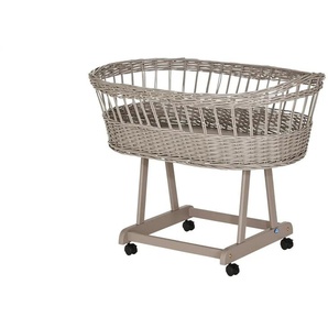 Alvi Stubenwagen Birthe taupe - grau - Materialmix - 67 cm - 76 cm | Möbel Kraft
