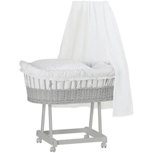 Alvi Stubenwagen-Set  Birthe ¦ grau ¦ Maße (cm): B: 66,5 H: 76