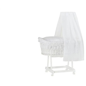 Alvi Stubenwagen-Set - weiß - Materialmix - 66,5 cm - 76 cm | Möbel Kraft