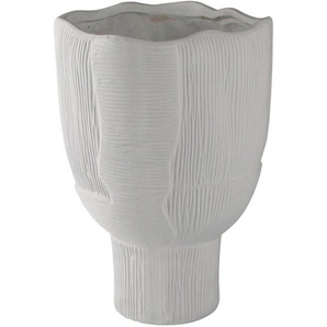 AM Design Dekovase Blüte, Tischvase aus Keramik, Höhe ca. 35 cm (1 St), Keramikvase, Dekoobjekt, Blumenvase