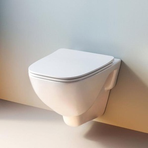 Am.pm - Spülrandloses Hänge-WC, Weiss, mit Absenkautomatik Softclose