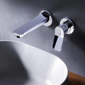 AM PM Wasserhahn Bad Wandmontage Badarmatur Unterputz Wandarmatur aus Messing Waschtischarmatur Waschbeckenarmatur Wasserhahn Bad Armatur Duscharmatur Einhebel Brausebatterie Armatur Mischbatterie Brausearmatur Brausebatterie Wasserhahn Bad Mischbatterie