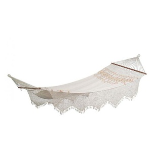 AMAZONAS XXL Makramee Stabhängematte Palacio Boho Liegefläche ca. 240 x 160 cm
