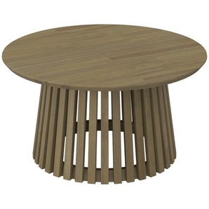 Ambia Garden Gartenbeistelltisch, Akazie, Holz, Akazie, Schichtholz, rund, rund, 40x45x40 cm, Gartenmöbel, Gartentische, Beistelltische outdoor