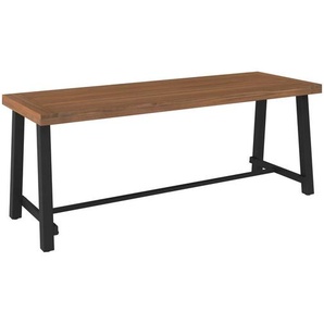 Ambia Garden Gartentisch, Akazie, Holz, Metall, Akazie, massiv, rechteckig, eckig, 70x76x200 cm, Bsci, FSC 100%, Gartenmöbel, Gartentische, Gartentische