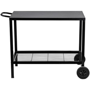 Ambia Garden Grillwagen, Schwarz, Metall, 106x73x56 cm, Grills, Holzkohlegrills