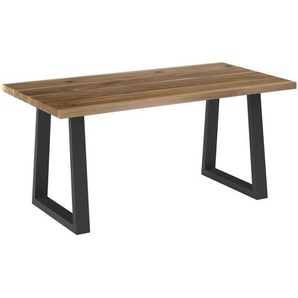 Ambia Garden Loungetisch, Akazie, Holz, Metall, Akazie, vollmassiv, rechteckig, 115x45x60 cm, FSC 100%, wetterfest, Loungemöbel, Loungetische