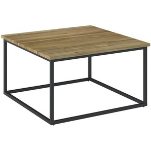 Ambia Garden Loungetisch, Akazie, Holz, Metall, Akazie, vollmassiv, rechteckig, 80x80x45 cm, FSC 100%, wetterfest, Loungemöbel, Loungetische