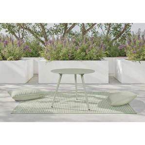 Ambia Garden Loungetisch, Hellgrün, Metall, rund, konisch, 41 cm, Loungemöbel, Loungetische