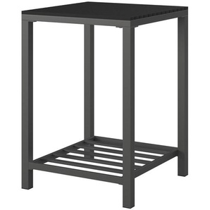 Ambia Garden Outdoorküche, Anthrazit, Metall, Kunststoff, einzeln stellbar, 60x84x61.5 cm, Gartenmöbel, Outdoor-Küchen
