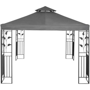 Ambia Garden Pavillon, Metall, 300x300x257 cm, rostfrei, Sonnen- & Sichtschutz, Pavillons