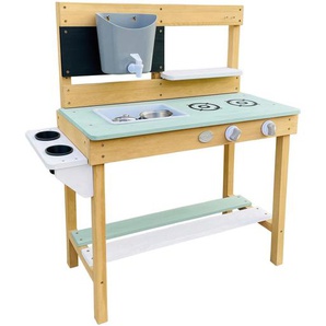 Ambia Garden Sand-, Braun, Grün, Weiß, Holz, Hemlocktanne, 80x88x33 cm, unisex, EN 71, CE, FSC 100%, Gartenmöbel, Kinder-Gartenmöbel