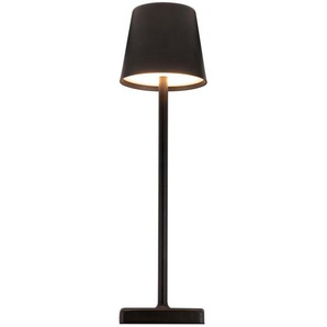 Ambia Garden Solarleuchte, Schwarz, Weiß, Metall, Kunststoff, rund, 38 cm, RoHS, CE, 4-fach schaltbar, Lampen & Leuchten, Außenbeleuchtung,