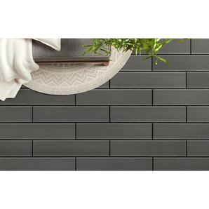 Ambia Garden Terrassendiele, Grau, Kunststoff, 13.4x3.3x59.2 cm, Fsc, Bsci, DIN EN ISO 14001, DIN EN ISO 9001, witterungsbeständig, riss- und