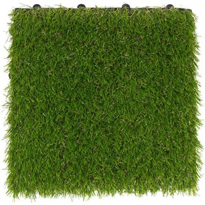 Ambia Garden Terrassenfliese, Grün, Kunststoff, 30x3x30 cm, Gartenzubehör, Terrassen- & Balkonböden, Terrassenfliesen