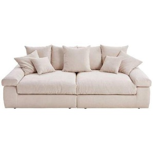 Ambia Home Bigsofa, Natur, Textil, 4-Sitzer, 260x90x140 cm, Stoffauswahl, Rücken echt, Wohnzimmer, Sofas & Couches, Sofas, Bigsofas