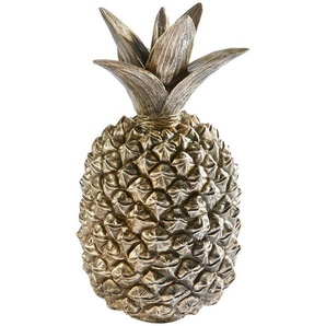 Ambia Home Dekoananas, Gold, Kunststoff, 28 cm, zum Stellen, Dekoration, Skulpturen & Dekoobjekte, Dekoobjekte