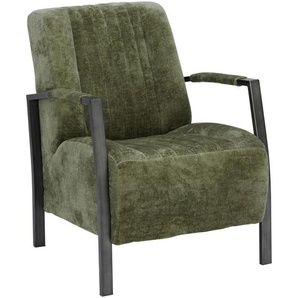 Ambia Home Sessel, Waldgrün, Metall, Textil, 65x83x80 cm, Stoffauswahl, erweiterbar (Typenauswahl), Wohnzimmer, Sessel, Polstersessel