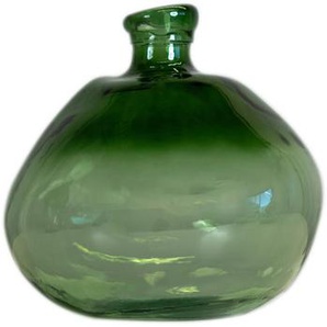 Ambia Home Vase, Grün, Glas, 32 cm, zum Stellen, auch für frische Blumen geeignet, Dekoration, Vasen, Glasvasen