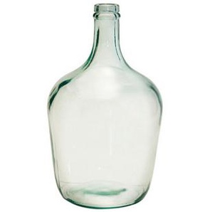 Ambia Home Vase, Grün, Klar, Glas, 30 cm, Made in Europe, zum Stellen, auch für frische Blumen geeignet, Dekoration, Vasen, Glasvasen