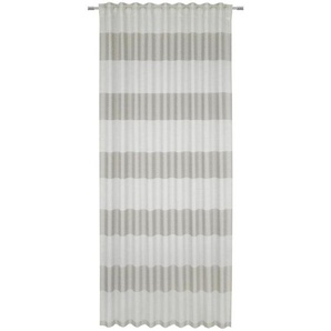 Ambiente Fertigvorhang Sono , Taupe , Textil , Streifen , 144x245 cm , Textiles Vertrauen - Oeko-Tex® , für Stange und Schiene geeignet, mit Kombiband , Wohntextilien, Gardinen & Vorhänge, Fertiggardinen, Fertiggardinen