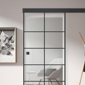 Ambiente Glas-Schiebetür Black Klarglas Dekor S 76/20 ESG GLO781220130