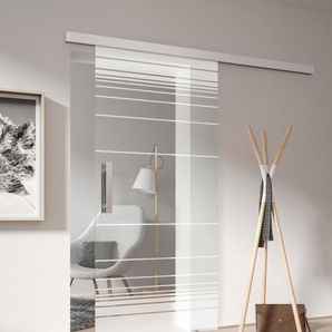 Ambiente Glas-Schiebetür Opal Dekor S 36/06 ESG, Klarglas GLO781220044