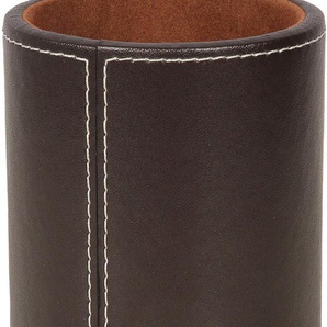 Organizer AMBIENTE HAUS London Stifteköcher 11cm Aufbewahrungsboxen Gr. B/H/T: 8 cm x 11 cm x 8 cm, braun Ordnungsboxen Aufbewahrungsboxen