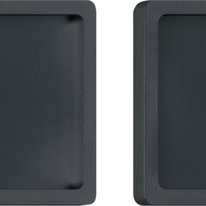 Ambiente Schienen-Set Aluminium matt schwarz für Glas-Schiebetür GLO781220129