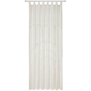 Ambiente Schlaufenschal Noyona, Beige, Textil, Abstraktes, 140 cm, Wohntextilien, Gardinen & Vorhänge, Fertiggardinen, Schlaufenschals