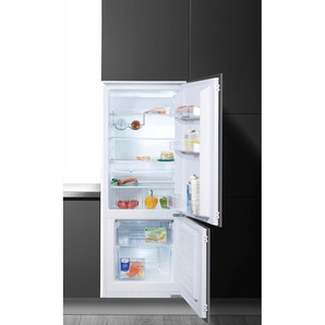 F (A bis G) AMICA Einbaukühlgefrierkombination Kühlschränke 144 cm hoch weiß Einbaukühlgefrierkombinationen Kühlgefrierkombinationen